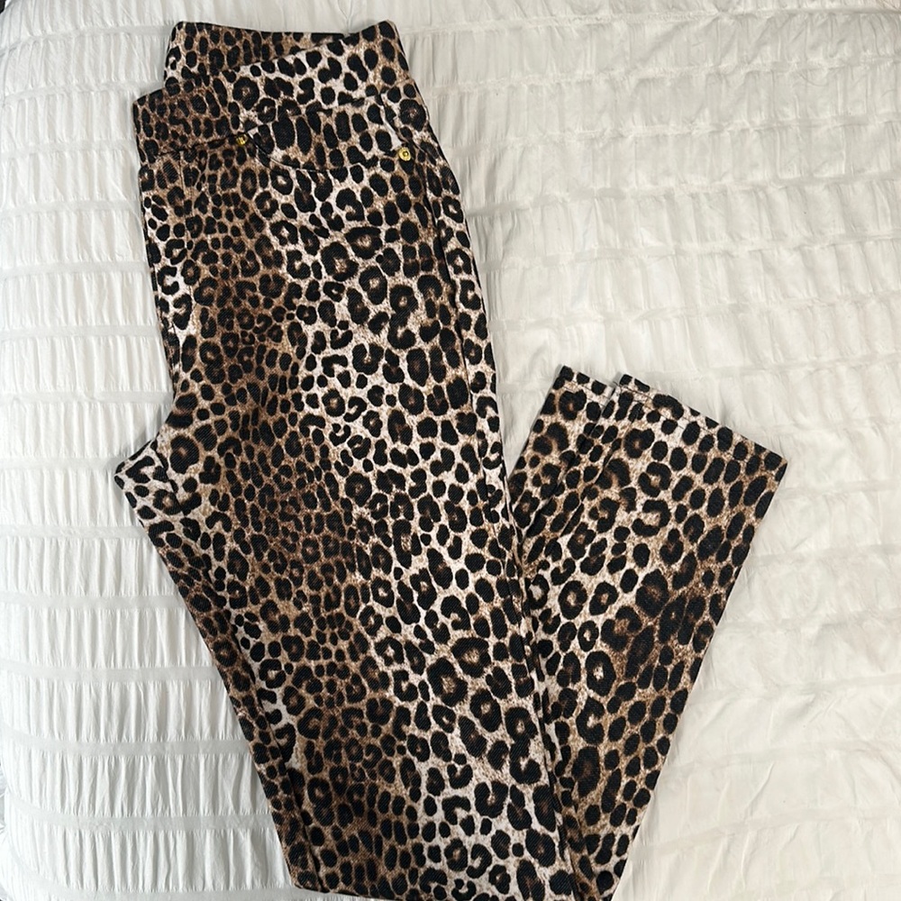 Michael Kors cheetah print jeggings